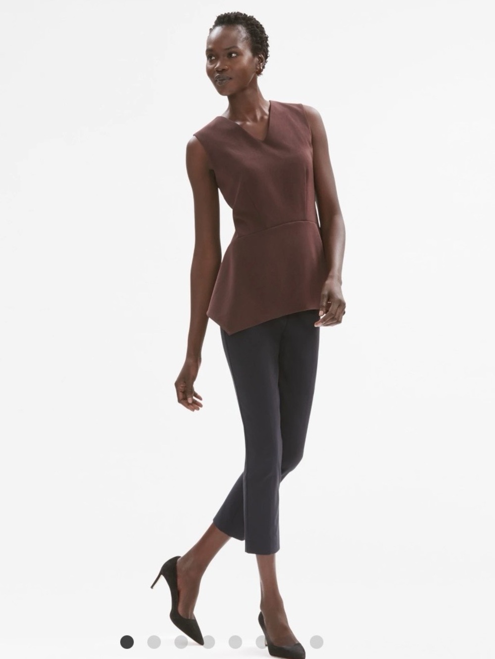 MM. Lafleur The Ada Top Stretch Twill in Brown
